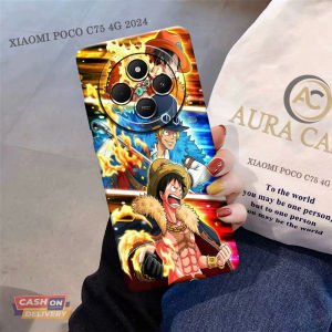 AURA CASE - Softcase Pro Camera Xioami Poco C75 4G 2024 - Fashion Case Cartoon Anime - Casing Hp Xioami Poco C75 4G 2024 - Cover & Skin Macaron Candy - Kesing Hp - Silicon Hp - Kondom Hp - Pelindung Hp - Softcase - Hardcase - CASEMURAH - HONTINGA