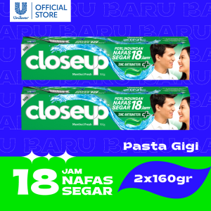 Closeup Ever Fresh Toothpaste Anti Bacterial 160gr x2