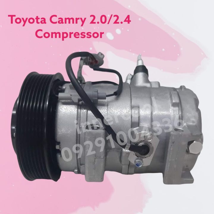 AC A/C Compressor W/ Clu Fit Toyota Camry 1987-2001 L4 2.0L 2.2L AC Compressor E