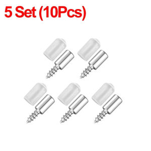 Cross Self Tapping Screw Layer Plate Clapboard Holder Support Pins Brackets Fixed Screw Shelf Support Pegs with Non-Slip Sleeve