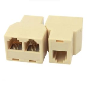 RJ11 6P4C Telephone 1/2/3/4/5 Way Splitter Extension 1 Female to 1/2/3/4/5 Female Adapter
