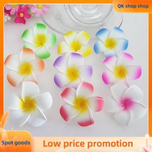 ✨QK shop✨ Summer Plumeria Flower Hair Clips For Women Girls Cute Hairpins Egg Flower Barrettes Hawaiian Wedding Party Hair Accessories