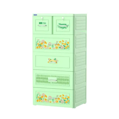 Tủ quần áo Tabi 5 tầng ngăn kéo bền chắc đựng được đồ chơi vật dụng nhà cửa nhựa Duy Tân nhiều màu sắc lựa chọn
