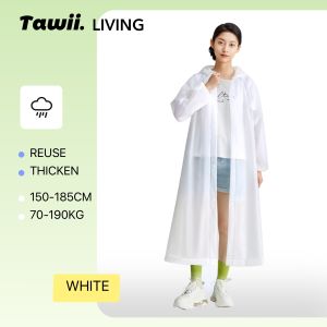 Raincoat Portable Card Raincoat Reusable Thickened Adult Raincoat Outdoor Raincoat waterproof For Women Men To Prevent Rainstorm
