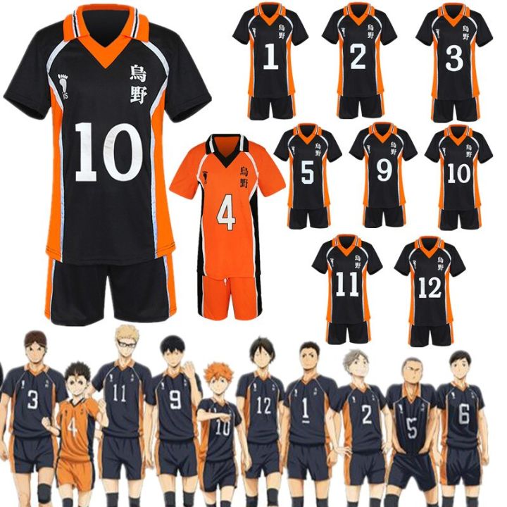 Ready Stock-Haikyuu Cosplay Costume Karasuno High School Volleyball ...