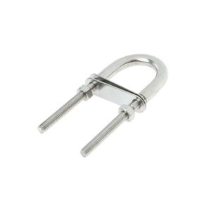 BLACKON Đáng tin cậy M5 / M6 / M8 / M10 Phụ kiện du thuyền Phần cứng Thuyền Du thuyền Chốt chữ U bằng kim loại Phần cứng Thuyền U-bolt Miếng đệm vít Vít có đai ốc Cung mắt nghiêm nghị Rigging