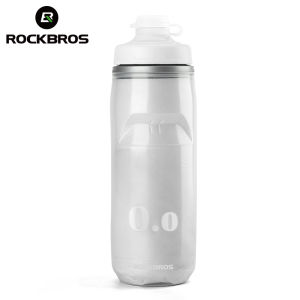 ROCKBROS Insulated Cycling Water Bottle 620ML Portable Tumbler For Hot And Cold MTB  Road Bike Sports Water Bottle