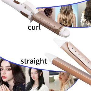NOVA Hair curler 2in1 Hair Straightening and Curling Iron
