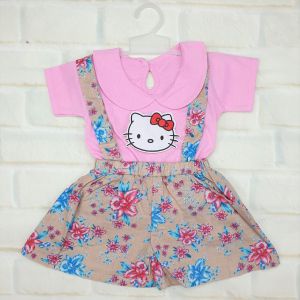 Baju Anak Perempuan 1 Tahun Model Overall Baju Kodok Keren 048
