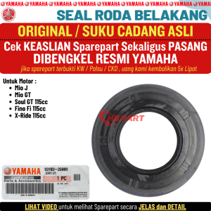 Seal Sil Roda Belakang Mio J Soul GT Mio GT Fino Fi Xride 115cc Original Yamaha 100%