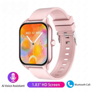 2025 Xiaomi Smart Watch Men Women 1.83 " HD Screen Full Touch Bluetooth Call Waterproof Sports Health Fitness SmartWatch DIY Faces