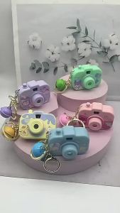 【SG 🚚】Kids Mini Camera Keychain Bag Charm with Light for Boys Girls School Bag Accessories