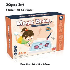 Magic Water Drawing Art Painting DIY Coloring Water Tracing. Early Learning toy for kids. . HEYBABE.