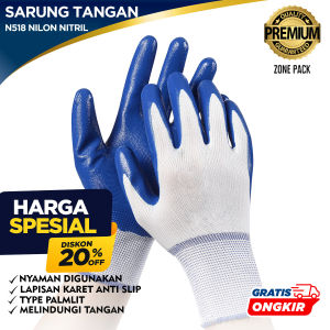 Sarung Tangan Palmfit Proyek Anti Slip I Sarung Tangan Karet | Sarung tangan Latex Plamfit