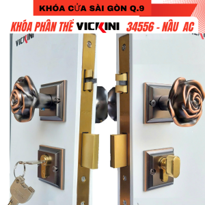 ✨XẢ KHO✨ Khóa phân thể VICKINI 34556 AC - Khóa màu nâu đen - BH 24 tháng