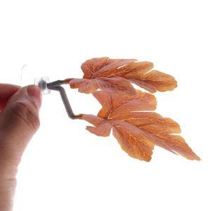 NBANLIKE Nhựa Lá gác cá Betta Có ống hút Sáng Tạo Lá sinh sản cá Trang trí bể cá Mô phỏng Cảnh quan hồ cá Bể cá