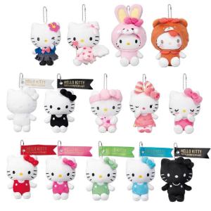 New Kawaii Cute 50th Anniversary Limited Color Cat Plush Pendant Keychain Pendant Girl Heart Gift Doll Childrens Birthday Gift