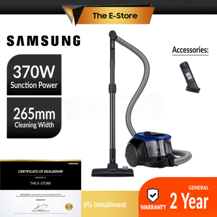 Samsung Bagless Canister Vacuum Cleaner 1800W VC18M2120SB/ME