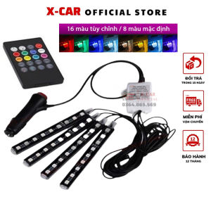 Đèn led trang trí xe hơi chuyển đổi màu | Điều khiển từ xa bằng REMOTE