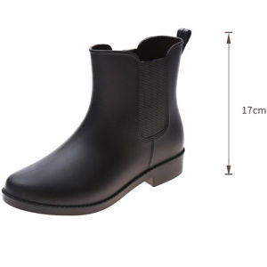 Menggosok Tepat Tabung Pendek Sabuk Ketat Sepatu Boots Wanita Import Premium Bots Premium Quality Fashion Boot Terkini Korean Style Sneakers