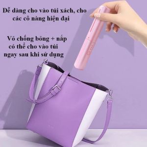 Lược Điện Chải Tóc Mini Không Dây | Máy Duỗi Tóc Ion Âm 4000mAh Uốn Duỗi Tạo Kiểu Cầm Tay