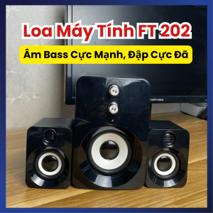 (FLASH SALE) Loa Vi Tính 3 Chiếc Q7 Âm Trầm Cực Sâu Chất Âm Siêu Hay Dây Dài 100cm Dễ Dàng Setup