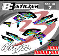 STRIPING PREMIUM Kawasaki Ninja R Ninja SS BISA HOLOGRAM List Sticker Variasi Nar 50. 