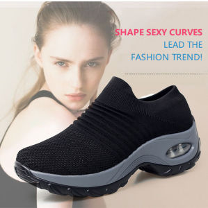 Outdoor Shoes Large Size Casual Shoes Comfort Fashion Rocker Shoes Decompression Palm Air Cushion