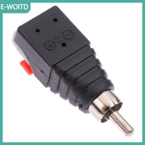 【E-WOITD】 2pcs Loa dây cáp để âm thanh nam cáp jack nhanh chóng Báo Chí cắm RCA nối adapter Loa kết nối phổ Cáp