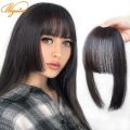 Synthetic Princess Bangs Hime Cut Bangs Hairstyles Clip In Bangs Hair for Women. 