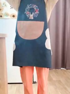 Assorted Color & Design Apron Waterproof Oil-Proof Cartoon Design Kitchen For Women