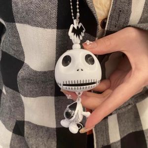 ใหม่ที่ขายดีที่สุดกะโหลกและโครงกระดูกพวงกุญแจฮาโลวีนกะโหลกกระเป๋าอุปกรณ์เสริมกับสนุก เชือกรูด สะท้อนกลับ โครงกระดูกพวงกุญแจฮาโลวีนเสน่ห์ของข