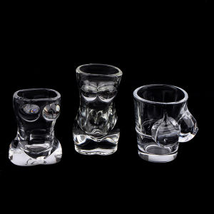GG 1PC New Unique Beer Cup Funny Men Women Body Shaped Transparent Wine Bar Drinkware Cocktail Mug Coffee Juice Teacup