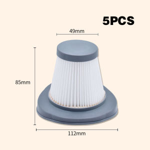 5pcs Handheld Vacuum Cleaner Hepa Vacuum Cleaner Filters For Hanfuren Lf-07a/07c Lf-07