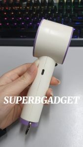 🔥IN STOCK🔥 Mini Rechargeable Handheld Fan Battery & Wind Speed Display Desktop Stand 4 Colors