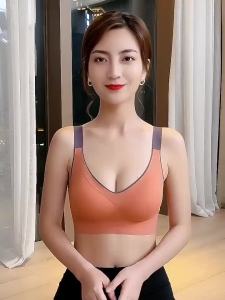 【现货】Ready StockM-6XL Plus Size Sports Bra Women Wireless Thin Full Cup Seamless Big Size Push Up Bra Light Soft Underwear baju dalam wanita 大码内衣