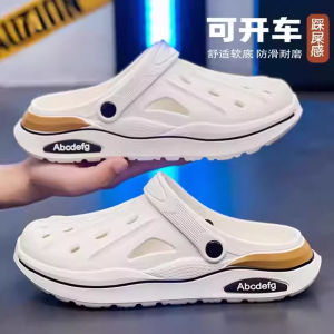 Free Shipping MenS Croc Shoes 2026 New Summer Outdoor Non-Slip Anti-Odor Office Closed-Toe Slippers Youth Beach Sandals