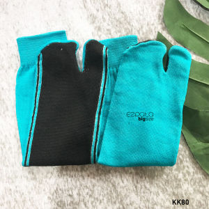 Ezpata Kaos Kaki Jempol Polos Warna Warni Telapak Hitam Panjang Atas Mata Kaki Murah Berkualitas
