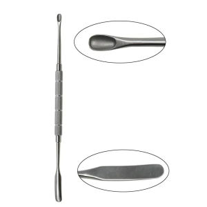 GREATLH Autoclavable Scaping Spoon Stripper Orthopedic Surgical Stripper Orthopedic Instrument Stainless Steel pet