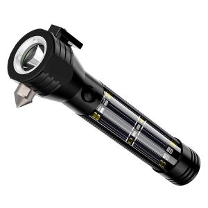 ODNUM car multi-function flashlight Built-in lithium battery Mobile power supply aluminum alloy body