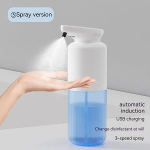 【In stock】Electric Hand Sanitizer Machine Smart Induction Foam Cell Phone Washer Adult Automatic Bubble Soap Dispenser Infrared Induction Foam Machine Soap Dispenser Hand Washing Household Hand Sanitizer Dishwasher Non-contact foam hand washing machine