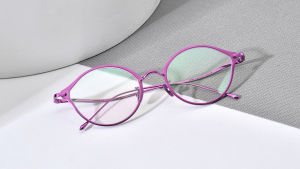 FONEX Pure Titanium Glasses Frame Women Brand Design Retro Cat Eye Eyeglasses Vintage Japanese Korean Style Cateye Custom Optical Eyewear 85657