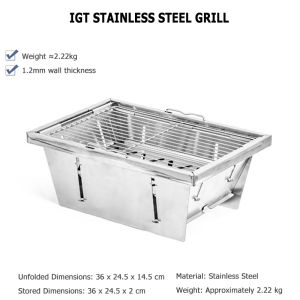 Camping IGT Stove 4000W Stainless Steel Portable Gas Stove IGT Modular Outdoor Camping Folding Burner