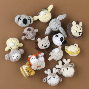 Soft & Safe Animal Knitting Beads Chewable Beads Teething Beads Lightweight Perfect for Teething & Sensory Exploration