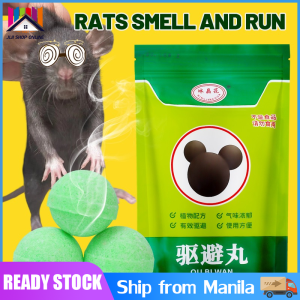 [Original 24 hours delivery] 10pcs Efficient Rat Repellent Ball / Non-toxic Mice Rodent Repellent / Outdoor Safty Rat Mothballs / Household Gel Moth Balls for Repeling Mosquitoes Cockroaches Mice