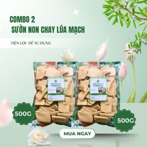 1000G Sườn non chay lúa mạch loại 1 ngon 500g- Thuần chay