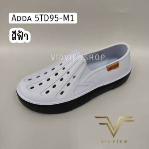 VIDVIEW !!ลดสนั่น!! รองเท้าหุ้มส้นชาย Adda 5TD95 เบอร์ 40-44 น้ำหนักเบา เนื้อยาง สลิปออน