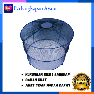 Kurungan Besi 1 rangkap KurunganJemur Ayam Aduan Kurungan Ayam Bangkok Besi Lipat Kurungan Ayam Jemur Besi Lipat