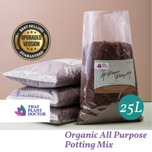 (Upgraded) Organic All Purpose Potting Mix (25L / 11KG)