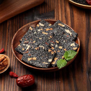 Black Sesame Red Dates Wolfberry Soft Cake